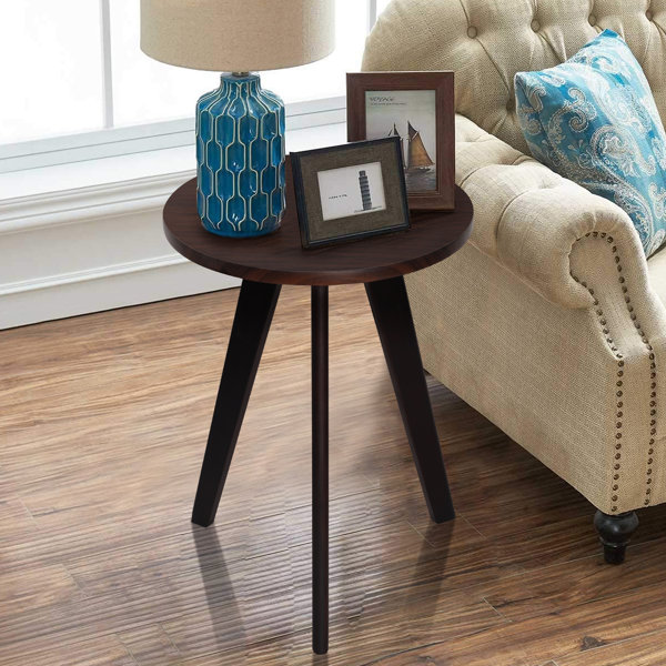 Corrigan Studio® 3 Legs Waterproof Round Wood End Table Wayfair